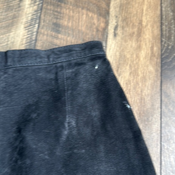 VINTAGE WATER COLLECTION l Size 11 Leather Elegant Black Skirt - Picture 7 of 7
